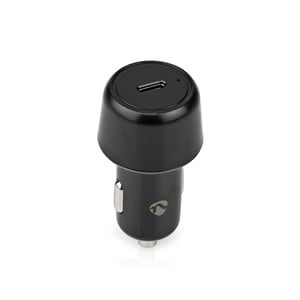 Nedis Car Charger for Smartphones and Tablets, Black, Automatic Cigarette Lighter