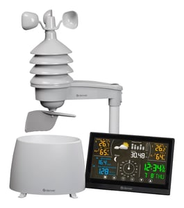 Denver WS-650 Digital Weather Station, White, AC/Battery
