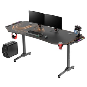 Ultradesk Frag XXL LED RGB Złoto, Czarny