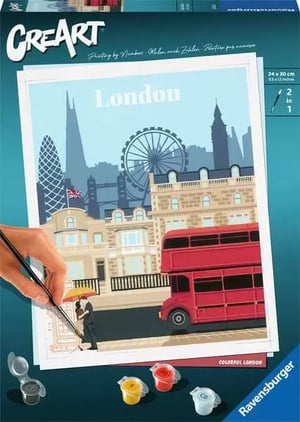 Ravensburger 23525 kolorowanka Zestaw do kolorowania według numerów