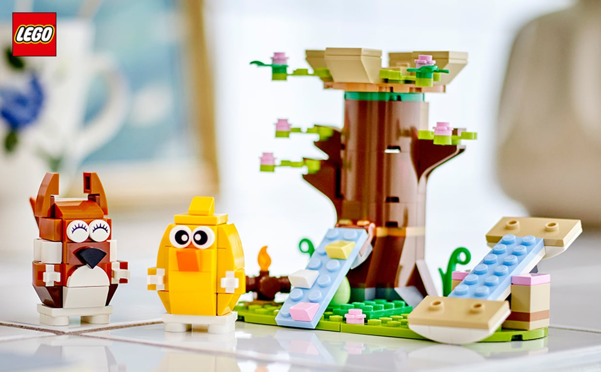 LEGO Iconic Wiosenny plac zabaw dla zwierzątek