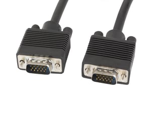 Lanberg CA-VGAC-10CC-0100-B VGA-Kabel 10 m VGA (D-Sub) Schwarz