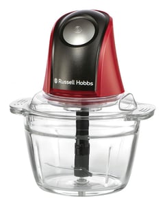 Russell Hobbs 27130-56 Elektrischer Gemüseschneider 0,5 l 200 W Schwarz, Rot, Transparent