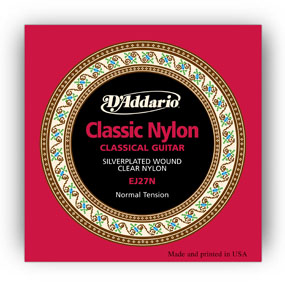D'Addario EJ27N struna instrumentu muzycznego Klasyczny 6 szt. Nylon Gitara