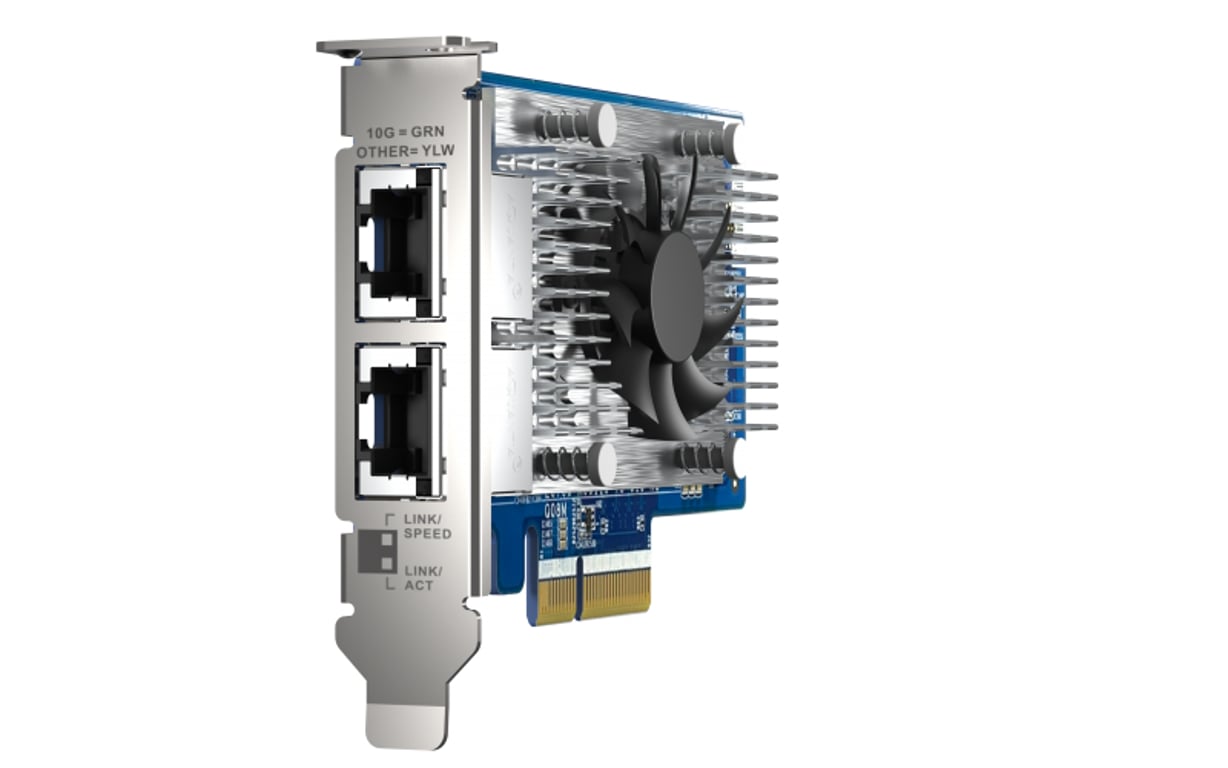 QNAP QXG-10G2T-X710 karta sieciowa Wewnętrzny Ethernet 1000 Mbit/s