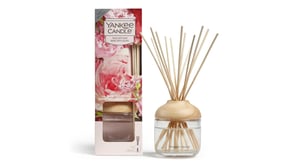 Yankee Candle Fresh Cut Roses Duftstäbchen 120 ml Duftdiffusor Parfümflasche Palisander, transparent