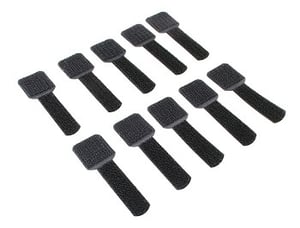 Label-the-cable LTC WALL kabelband, syntet, svart, 10 st.