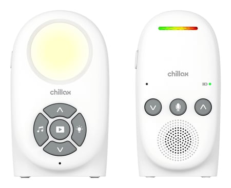 Chillax CB210 Elektryczna niania DECT 120 kan. Biały