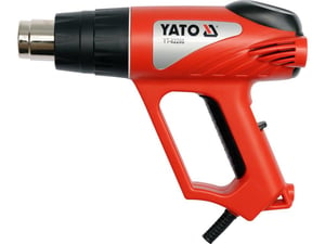 Yato YT-82288 Heißluftpistole 500 l/min 550 °C 2000 W Schwarz, Rot