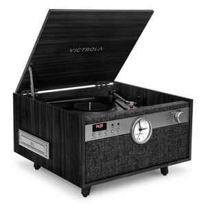 Victrola Century Signature Gramofon z napędem pasowym Czarny