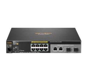 Aruba 2530 8 PoE+ Managed L2 Fast Ethernet (10/100) PoE-Unterstützung 1U Grau