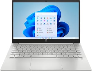 HP Pavilion 14-ec0029nw AMD Ryzen™ 5 5500U Laptop 35.6 cm (14") Full HD 8 GB DDR4-SDRAM 512 GB SSD Wi-Fi 6 (802.11ax) Windows 11 Home Silver
