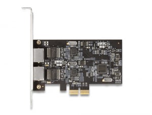 DeLOCK Karta PCI Express x2 do 2 x RJ45 2,5 Gigabit LAN