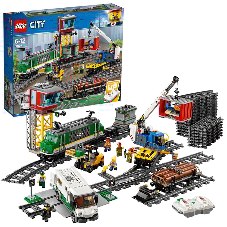 фото Блоковий конструктор LEGO City Вантажний поїзд (60198)