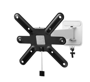 One For All 43\" TV Wandhalterung Slim TURN 90 109,2 cm (43") Czarny, Szary, Srebrny