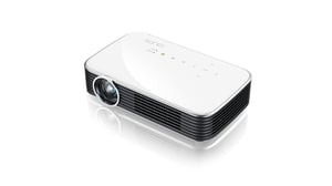 Vivitek Qumi Q8 Standard-Projektor mit 1000 ANSI-Lumen, DLP 1080p (1920x1080), Schwarz, Weiß