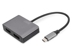 Digitus USB-Typ-C™ 4K 2-in-1-Grafikadapter (DisplayPort + HDMI)