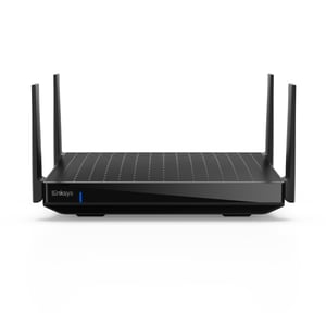 Linksys MR7500 Gigabit-Ethernet-WLAN-Router, Tri-Band (2,4 GHz / 5 GHz / 6 GHz), schwarz