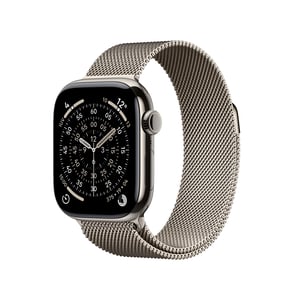 Apple Watch Series 11 OLED 42 mm Cyfrowy 374 x 446 px Ekran dotykowy 5G Tytan Wi-Fi GPS