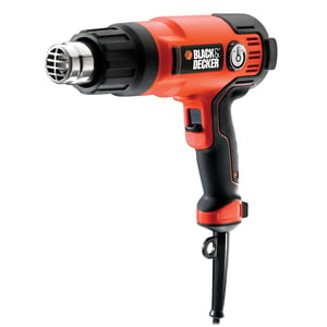 Black & Decker KX2200K-QS värmepistol Varmluftspistol 720 l/min 645 °C 2000 W Svart, Orange