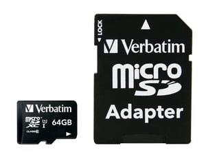 Verbatim Premium 64 GB MicroSDXC Klass 10