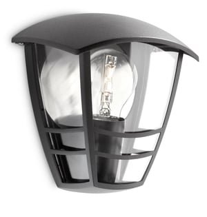 Philips myGarden Wandleuchte Creek 60 W E27 ohne Leuchtmittel