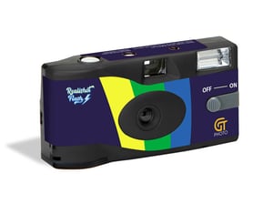 GT Photo GT27FL aparat z kliszą Kompaktowa kamera filmowa 135 mm Czarny, Niebieski