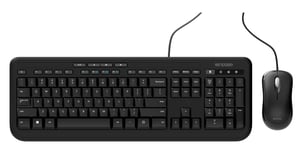 Incase Designed by Microsoft Wired Desktop 600 Keyboard Included Mouse Universal USB QWERTY Italian Black
