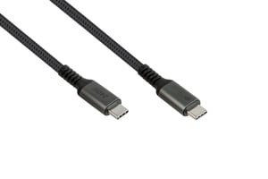 Kabelmeister 2240-CCT010A kabel USB USB 2.0 1 m USB C 240 W Antracyt