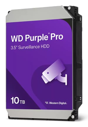 Western Digital Purple Pro WD102PURP dysk twardy 10 TB 7200 RPM 512 MB 3.5" SATA III