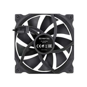 Chieftec ZF-1225PWM kylsystem för datorer Datorchassi Fläkt 12 cm Svart 1 st.