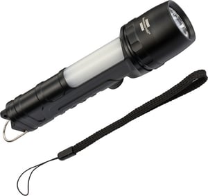 Brennenstuhl 1178690 Flashlight, Black, Gray, Push-Button LED Flashlight