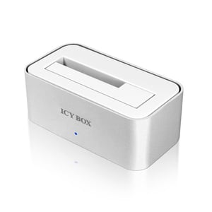 ICY BOX IB-111StU3-Wh USB 3.2 Gen 1 (3.1 Gen 1) Typ A Silber, Weiß