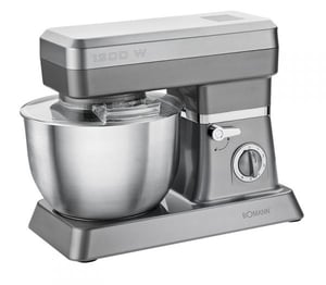 Bomann KM 398 CB Food Processor 1200 W 6.3 L Stainless Steel