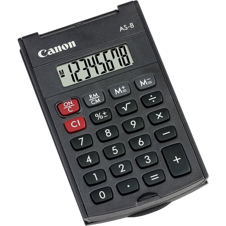 Canon AS-8 kalkulator Kieszeń Wyświetlacz kalkulatora Szary