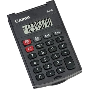 Canon AS-8 kalkulator Kieszeń Wyświetlacz kalkulatora Szary