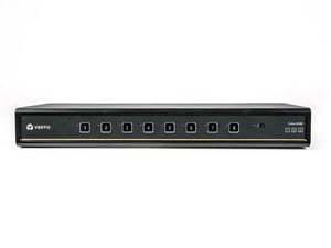 Vertiv SC985DPH-400 KVM-switch, rackmonterbar, svart