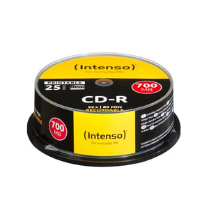 Intenso CD-R 700 MB 52x, 25 st.