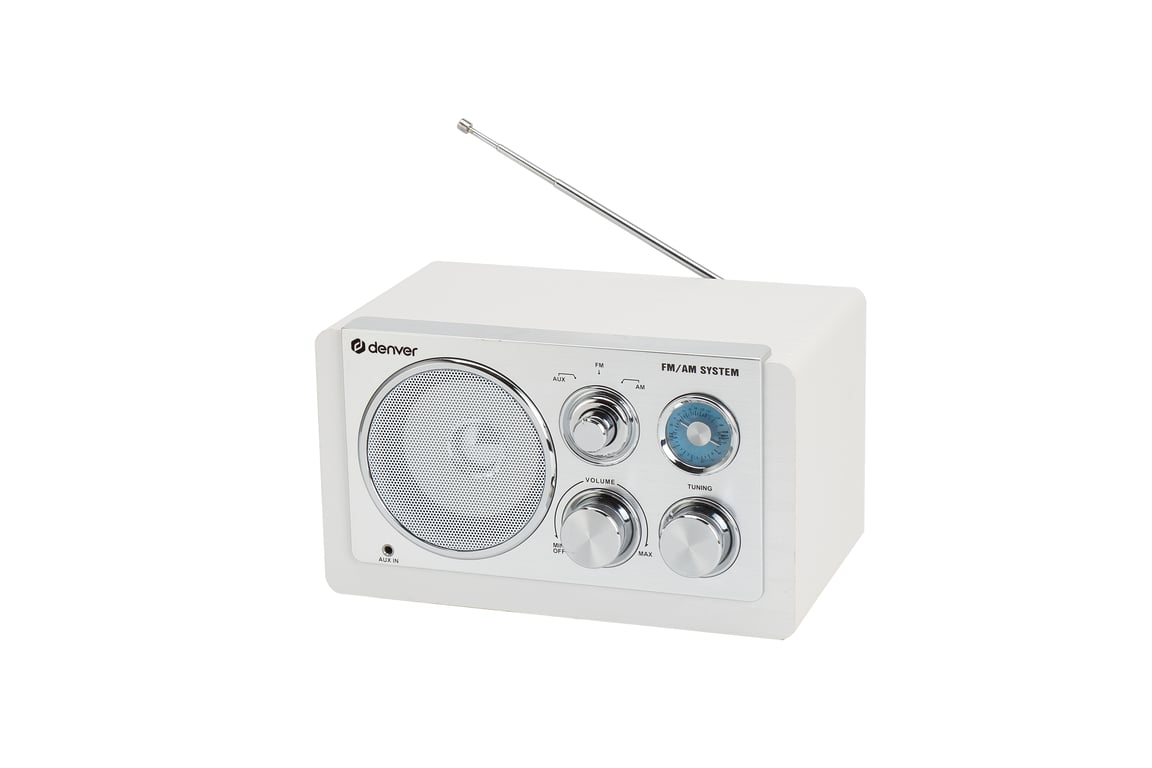 Denver TR-63W radio Analogowy Biały