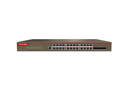 IP-COM Networks G5328X przełącznik sieciowy Zarządzany L3 Gigabit Ethernet (10/100/1000) 1U Brązowy