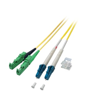 EFB Elektronik O0937.2 kabel InfiniBand / światłowodowy 2 m E-2000 (LSH) LC Żółty