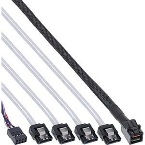 InLine 27630B kabel SAS 1 m Czarny