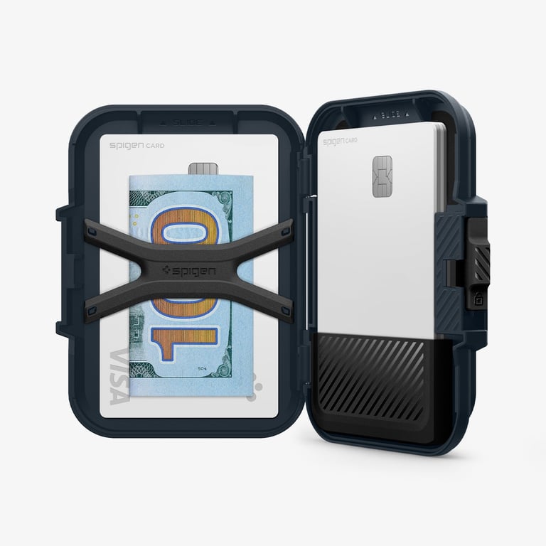 Spigen MagSafe Card Holder Lock Fit (MagFit) Czarny