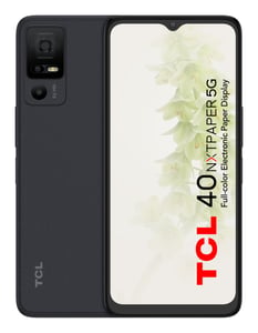 TCL 40 NXTPAPER 5G 16,8 cm (6,6") Hybrid-Dual-SIM Android 13 USB Typ C 6 GB 256 GB 5000 mAh Schwarz