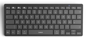 Inateck KB01003 klawiatura Uniwersalne Bluetooth QWERTZ Czarny