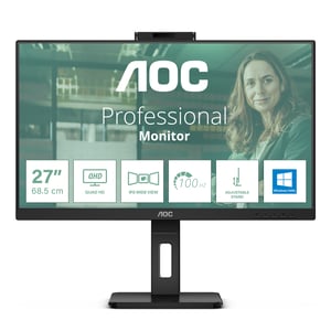AOC Q27P3CW monitor komputerowy 68,6 cm (27") 2560 x 1440 px Quad HD LED Czarny