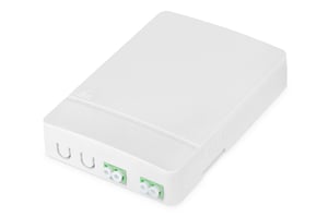 Digitus FTTH-Gehäuse mit 2 LC/APC-DX-Anschlüssen