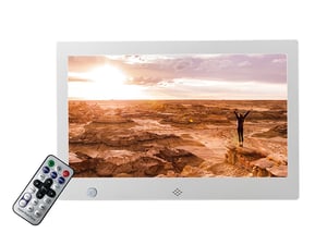 Xoro DPF 10C1 Digital Photo Frame, Silver, 25.6 cm (10.1"), Touchscreen