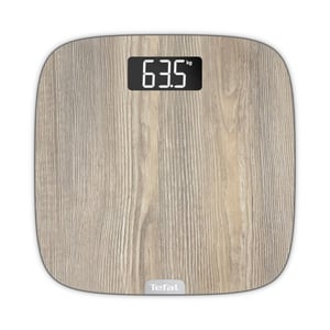 Tefal Origin PP1600 Ovale Personenwaage aus Holz