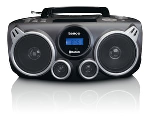 Lenco SCD-100 Cyfrowy 5 W FM Czarny Odtwarzacz mp3